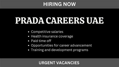 prada careers uae|prada vacancies.